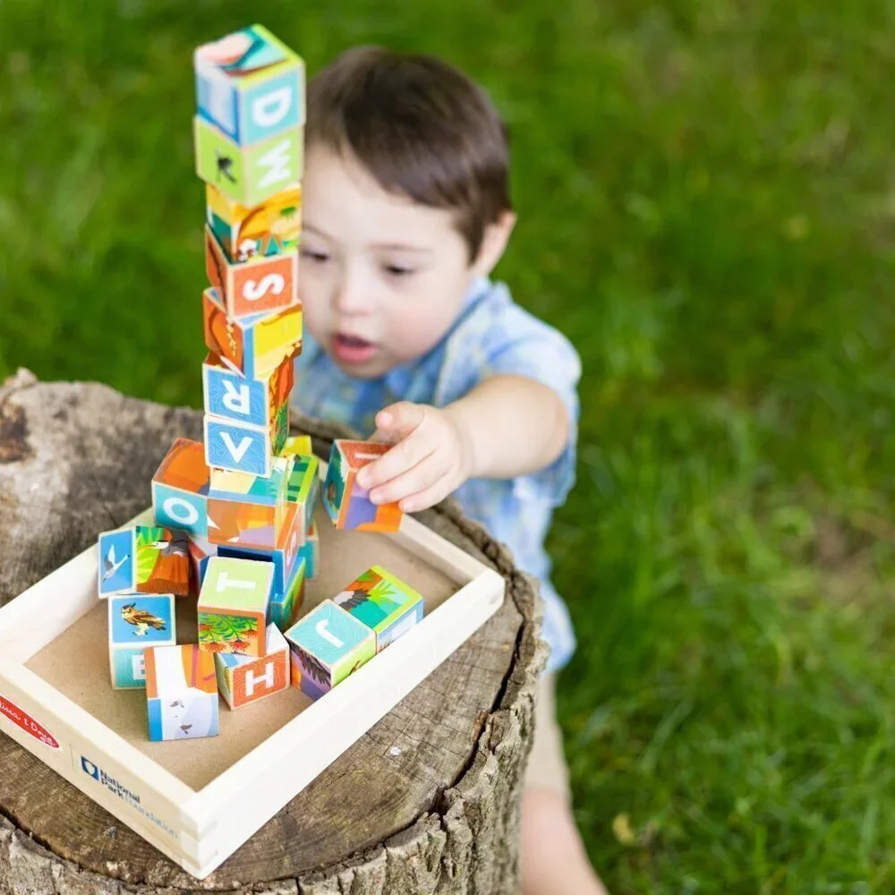 Melissa & Doug National Parks Alphabet & Animals 24-Piece Cube Puzzle